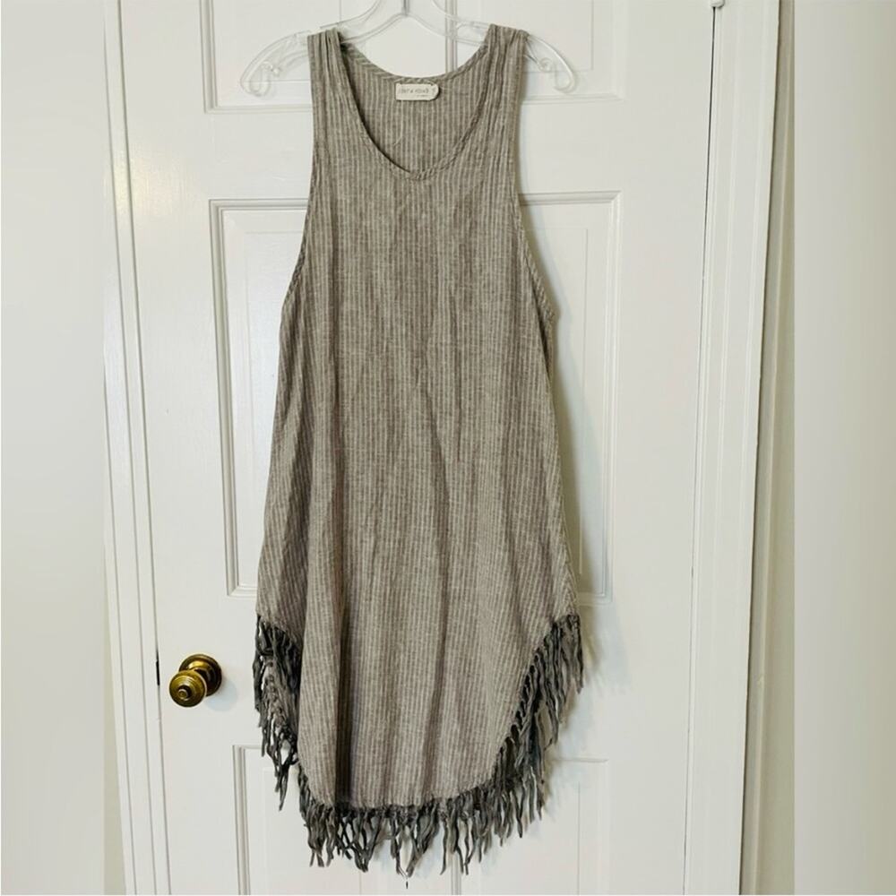 Lost & Found Fringe Hemp / Cotton Dress